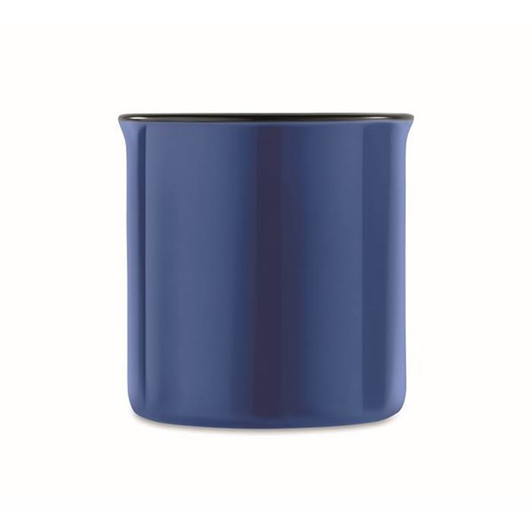 Obrázky: Keramický vintage hrnek 240 ml král.modro-bílý, Obrázek 3