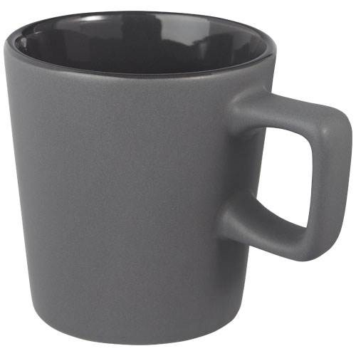 Obrázky: Šedý matný keramický hrnek 280 ml
