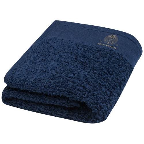 Obrázky: Modrý ručník 30x50cm, gramáž 550 g, Obrázek 3