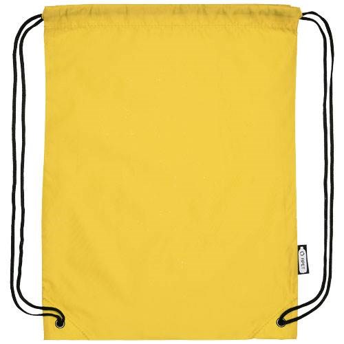 Obrázky: Stahovací batoh z recyklovaných PET žlutá, Obrázek 5