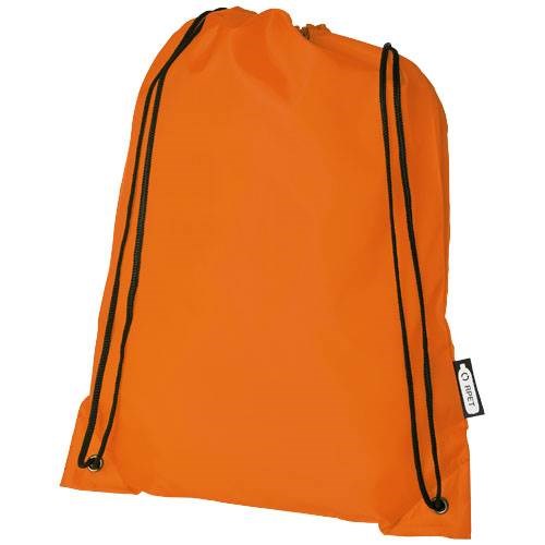Obrázky: Stahovací batoh z recyklovaných PET oranžová, Obrázek 1