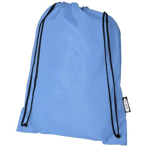 Obrázky: Stahovací batoh z recyklovaných PET sv. modrá