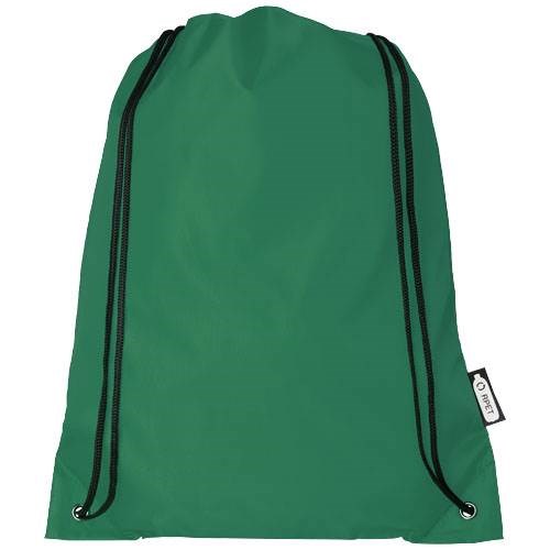 Obrázky: Stahovací batoh z recyklovaných PET zelená, Obrázek 6