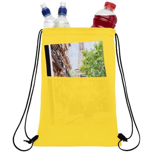 Obrázky: Žlutá chladicí taška/batoh na 12 plechovek, Obrázek 3