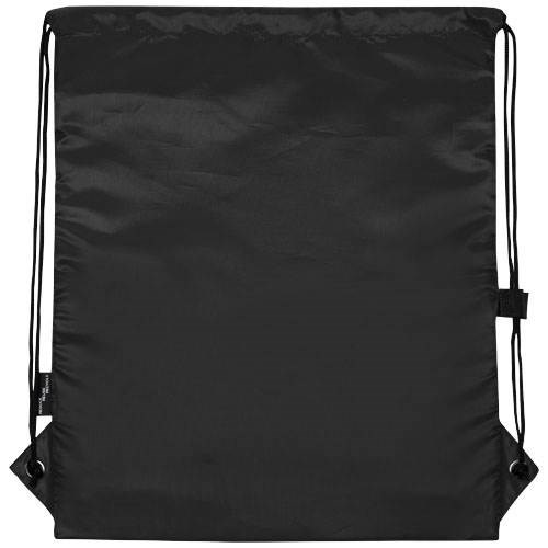 Obrázky: Recyklovaný černý skládací batoh s přední kapsou, Obrázek 3