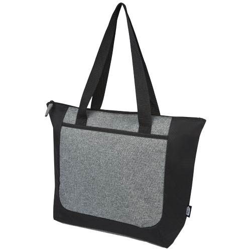 Obrázky: Dvoubarevná nákupní taška na zip