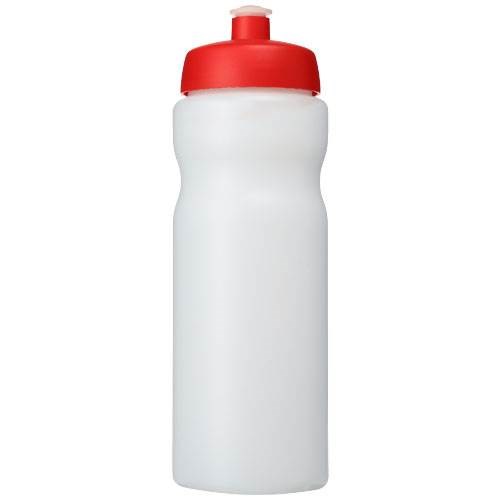 Obrázky: Sportovní láhev 650 ml, průhledná, červené víčko, Obrázek 2