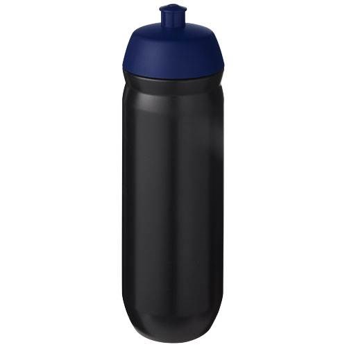 Obrázky: Sportovní láhev 750 ml, černá, modré víčko, Obrázek 1