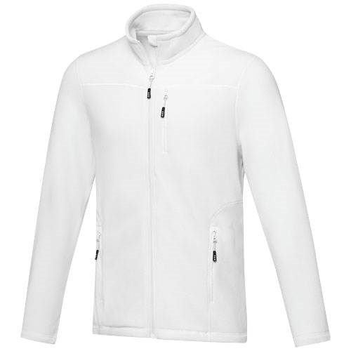 Obrázky: Pánská fleecová bunda ELEVATE Amber, bílá, XS
