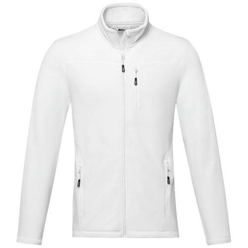 Obrázky: Pánská fleecová bunda ELEVATE Amber, bílá, XL, Obrázek 4