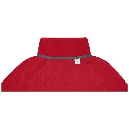 Obrázky: Zelus pánská fleecová bunda ELEVATE červená XS, Obrázek 4