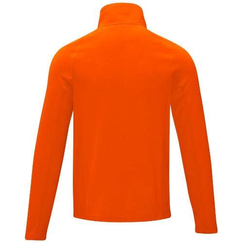 Obrázky: Zelus pánská fleecová bunda ELEVATE oranžová XXL, Obrázek 2