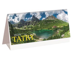 Obrázky: TATRY, stolový stĺpcový kalendár, 297x138 mm