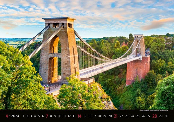 Obrázky: BRIDGES, nástěnný kalendář 450x315 mm, spirála, Obrázek 5