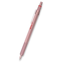 Obrázky: Kuličkové pero ROTRING 600 Rose Gold (M, black)