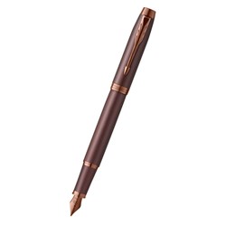 Obrázky: PARKER IM Monochrome Burgundy, plnicí pero, hrot F