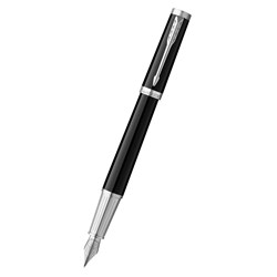 Obrázky: PARKER Ingenuity Black CT, plnicí pero, hrot F