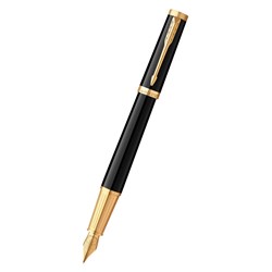 Obrázky: PARKER Ingenuity Black GT, plnicí pero, hrot F