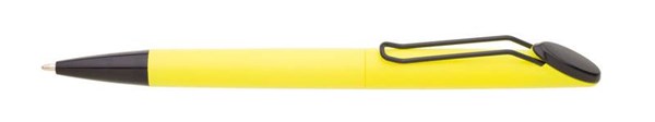 Obrázky: Žluté kuličkové pero NELA NEO s kovovým klipem, Obrázek 2