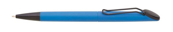 Obrázky: Modré kuličkové pero NELA NEO s kovovým klipem, Obrázek 2