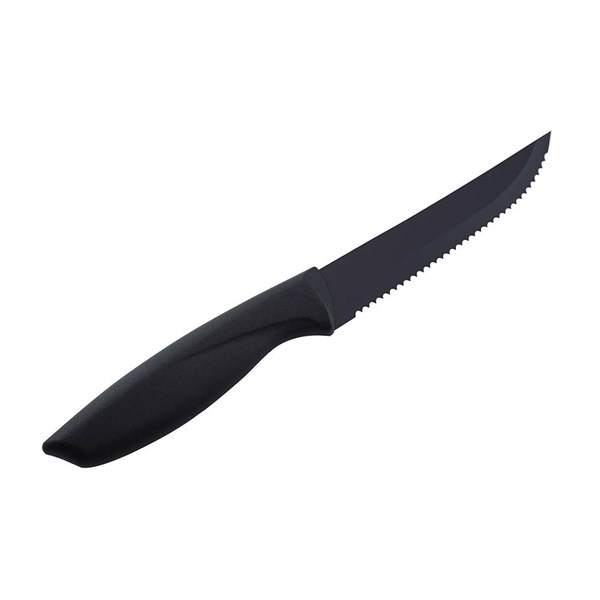 Obrázky: Černý steakový nůž s černou čepelí, Obrázek 3