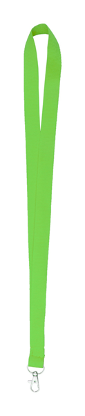 Obrázky: Světle zelená šňůrka na krk 20x450 s karabinou, Obrázek 2