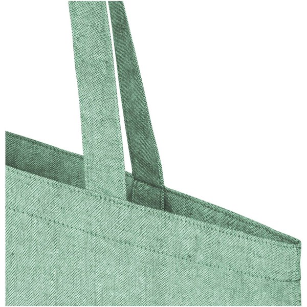Obrázky: Zelená taška z recyklované bavlny 150 g/m², Obrázek 2