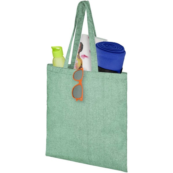 Obrázky: Zelená taška z recyklované bavlny 150 g/m², Obrázek 3