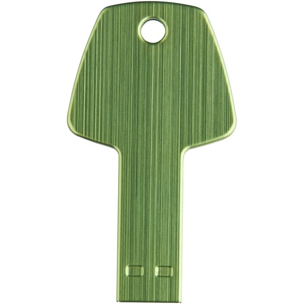 Obrázky: Zelený hliníkový USB flash disk 32GB, tvar klíče, Obrázek 2