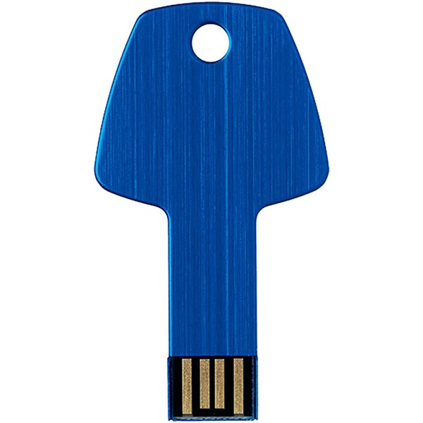 Obrázky: Nám. modrý hliník. USB flash disk 32GB, tvar klíče, Obrázek 3