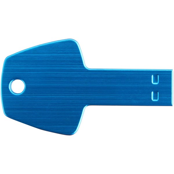 Obrázky: Sv. modrý hliník. USB flash disk 4GB, tvar klíče, Obrázek 4