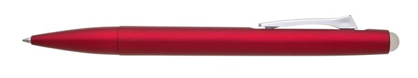 Obrázky: Plastové gumovací kuličkové pero GUM, červené, Obrázek 2