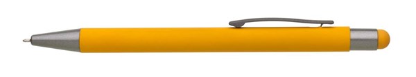 Obrázky: Žluté hliník.kul.pero ANET, šedé doplňky a stylus, Obrázek 2