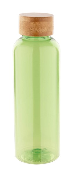 Obrázky: Zelená láhev na vodu 500ml s bambus. víčkem, Obrázek 1
