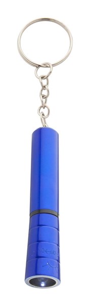 Obrázky: Modrá plastová mini LED svítilna jako přívěsek, Obrázek 1