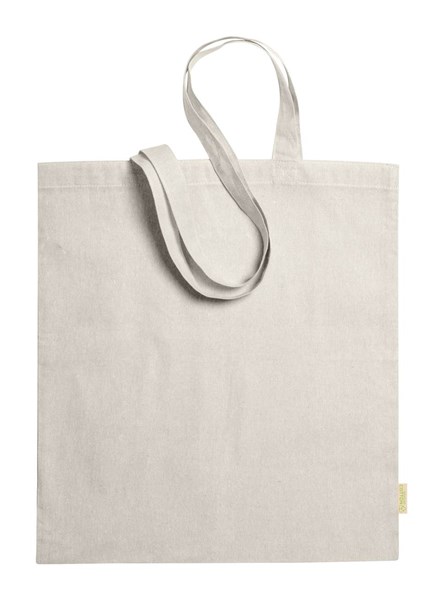 Obrázky: Nákupní taška z recykl. bavlny 120g, přírodní, Obrázek 2