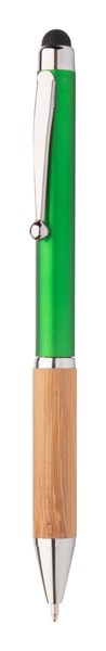 Obrázky: Zelené kulič. pero ELIS, stylus a bambus. úchop