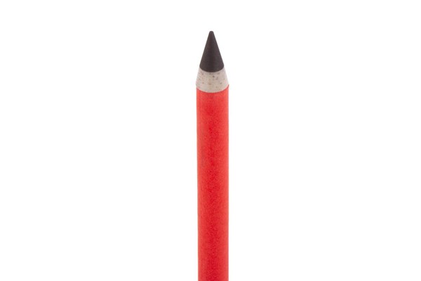 Obrázky: Nekonečná tužka REX z recyklovaného papíru červená, Obrázek 3