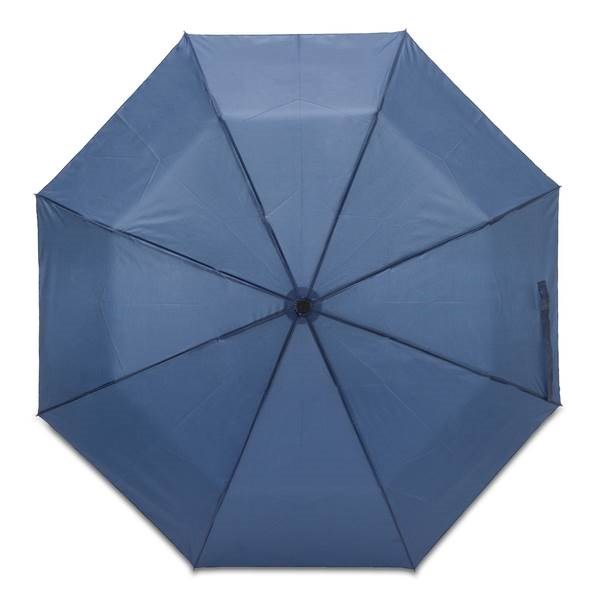 Obrázky: Modrý manuál. větru odolný skládací deštník, Obrázek 3