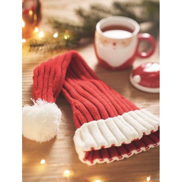 Obrázky: Dlouhá pletená vánoční čepice, Obrázek 5