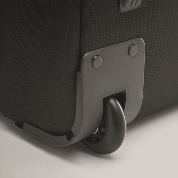 Obrázky: Černý kufr na 2 kolečkách z 600D RPED polyesteru, Obrázek 6