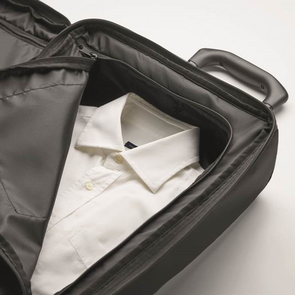 Obrázky: Černý kufr na 2 kolečkách z 600D RPED polyesteru, Obrázek 8