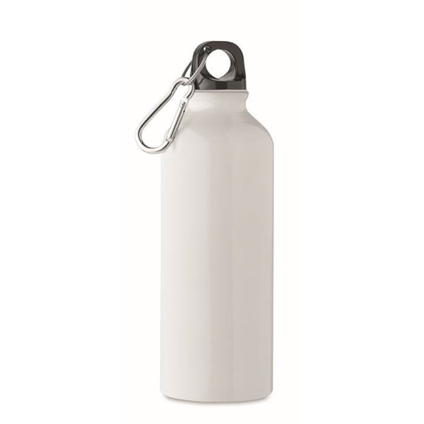Obrázky: Bílá láhev 500 ml z recyklovaného hliníku, Obrázek 1