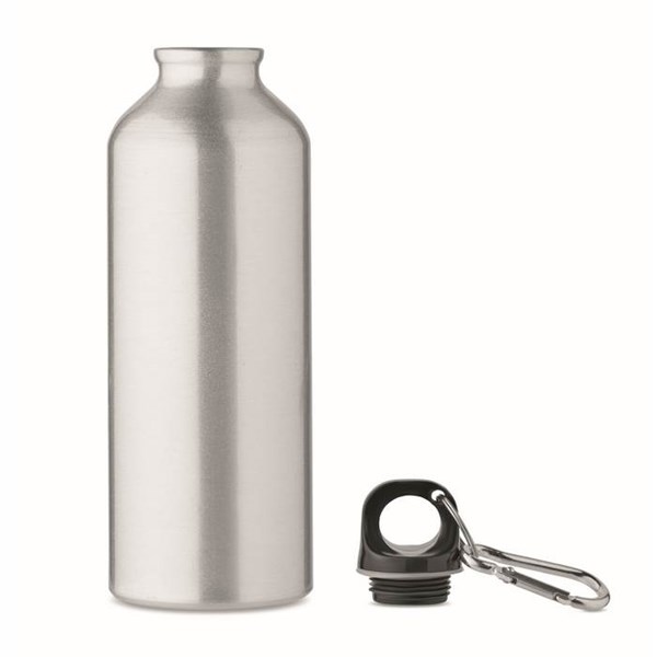 Obrázky: Mat. stříbrná láhev 500 ml z recyklovaného hliníku, Obrázek 2