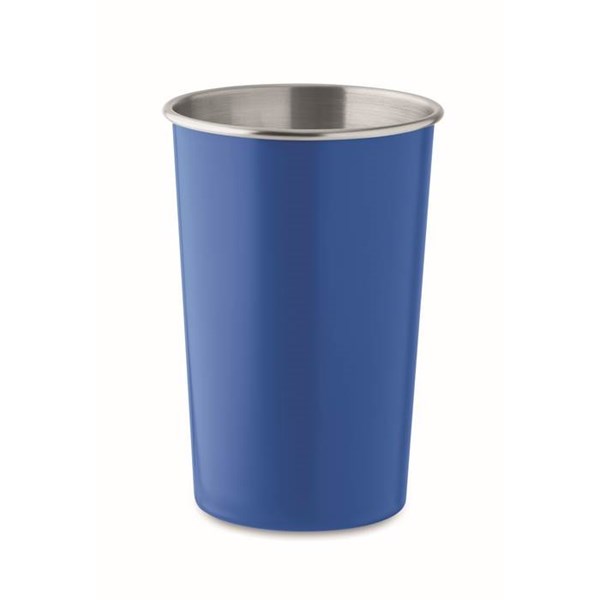 Obrázky: Královsky modrý hrnek z recyklovaného nerezu 300ml