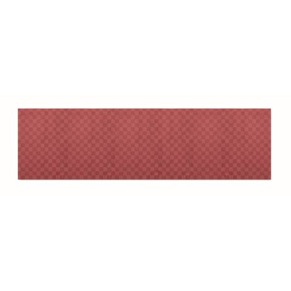 Obrázky: Červený běhoun na stůl 140 x 40 cm z polyesteru, Obrázek 5