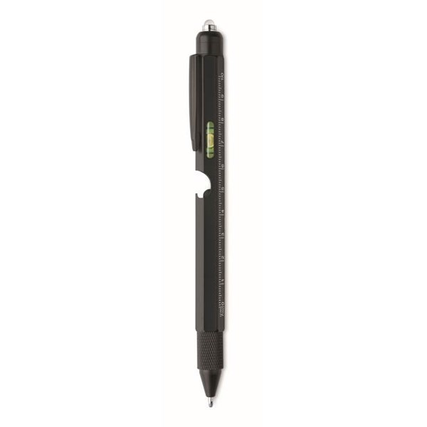 Obrázky: Černé kulič.pero s nářadím, vodováhou a LED světlem, Obrázek 3