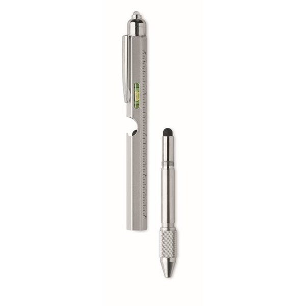 Obrázky: Stříbrné kul.pero s nářadím,vodováhou a LED světlem, Obrázek 2