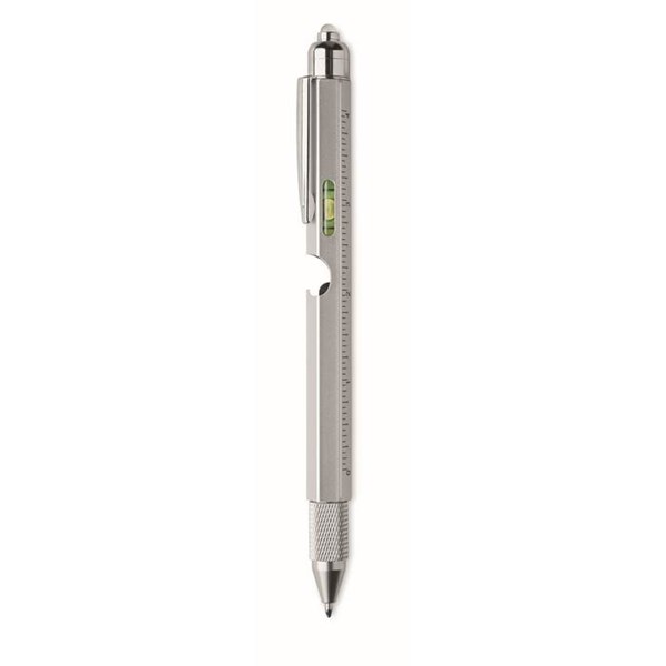 Obrázky: Stříbrné kul.pero s nářadím,vodováhou a LED světlem, Obrázek 3