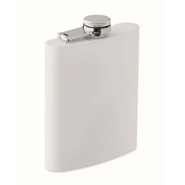 Obrázky: Bílá butylka 190 ml pro sublimaci z recykl. oceli, Obrázek 1